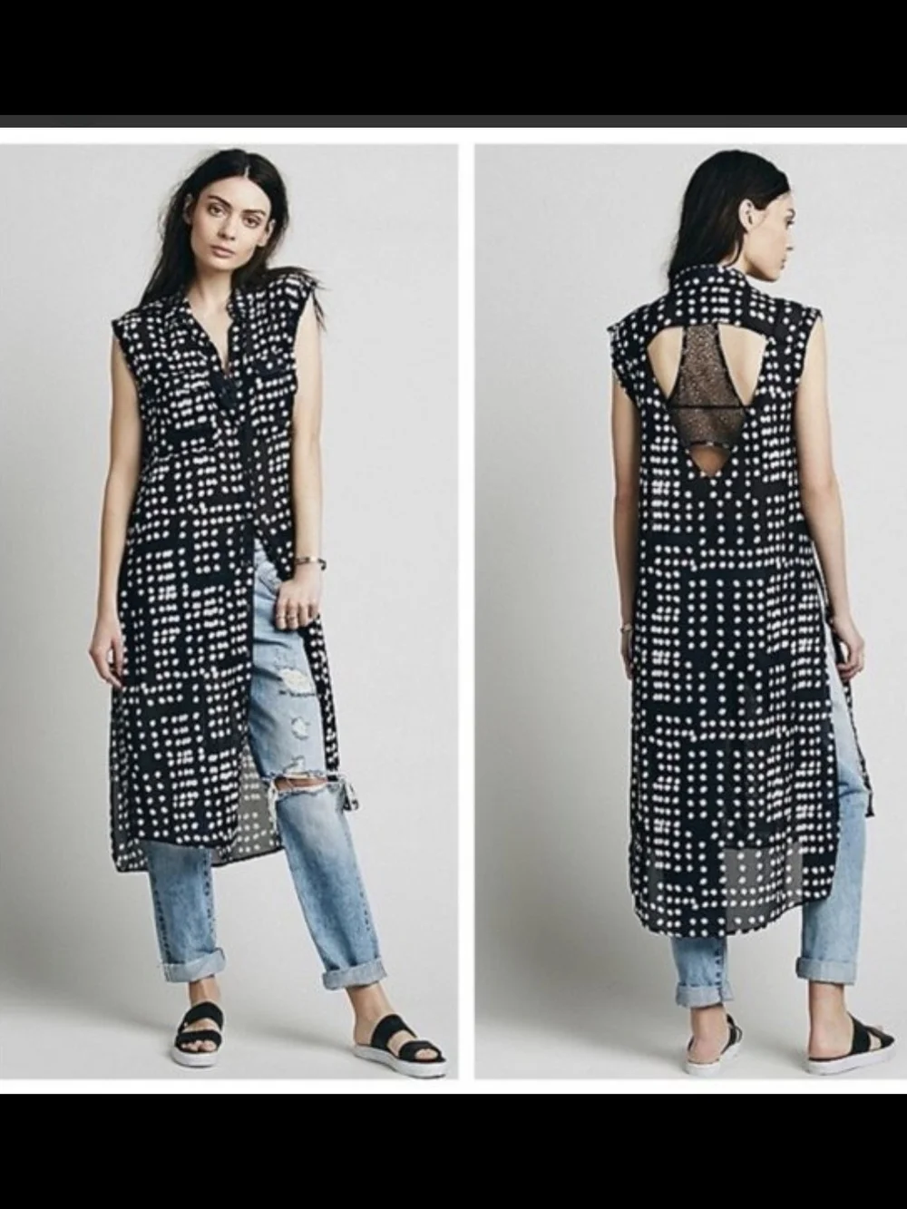 Free People Mercer Street Maxi Shirt Dress
